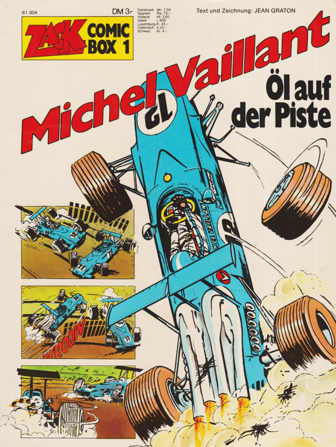 Zack Comic Box 1: Michel Vaillant: Öl auf der Piste - secondcomic