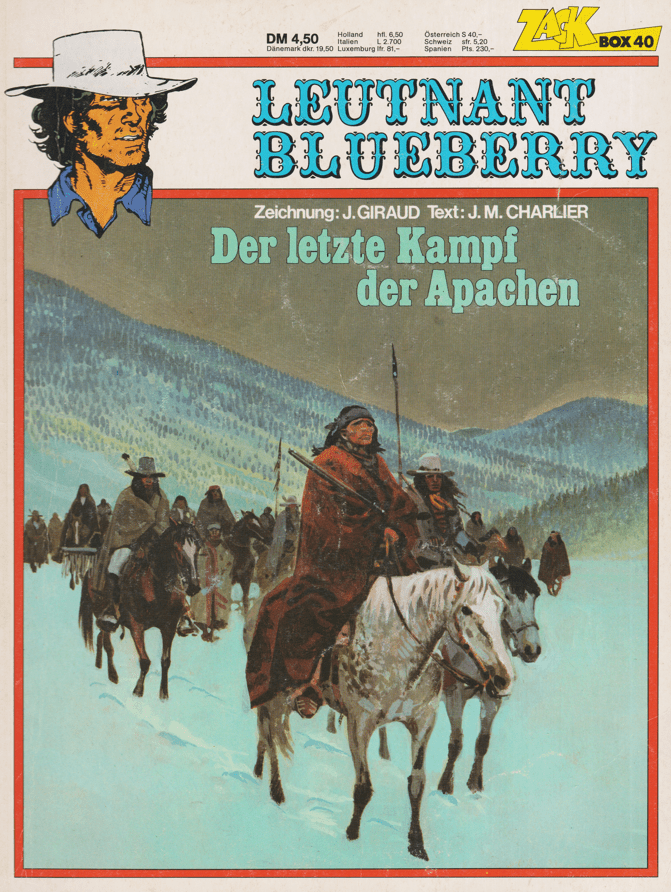 Zack Comic Box 40: Leutnant Blueberry: Der letzte Kampf der Apachen - secondcomic