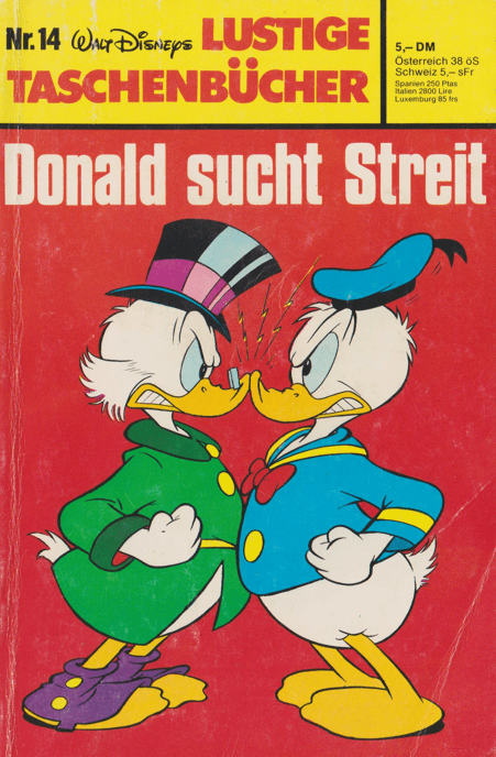 LTB 14 Donald sucht Streit 1. Auflage Nachdruck - secondcomic