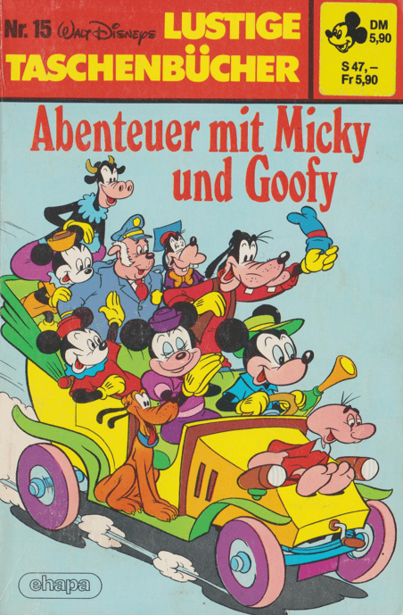LTB 15 Abenteuer mit Micky und Goofy 1. Auflage Nachdruck - secondcomic