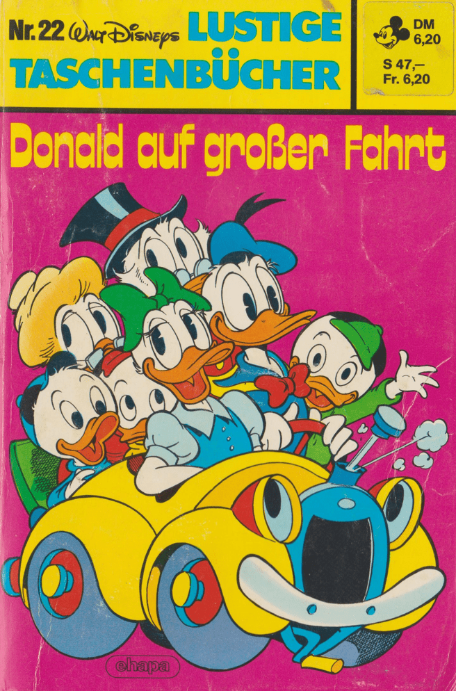 LTB 22 Donald auf großer Fahrt 1. Auflage Nachdruck - secondcomic