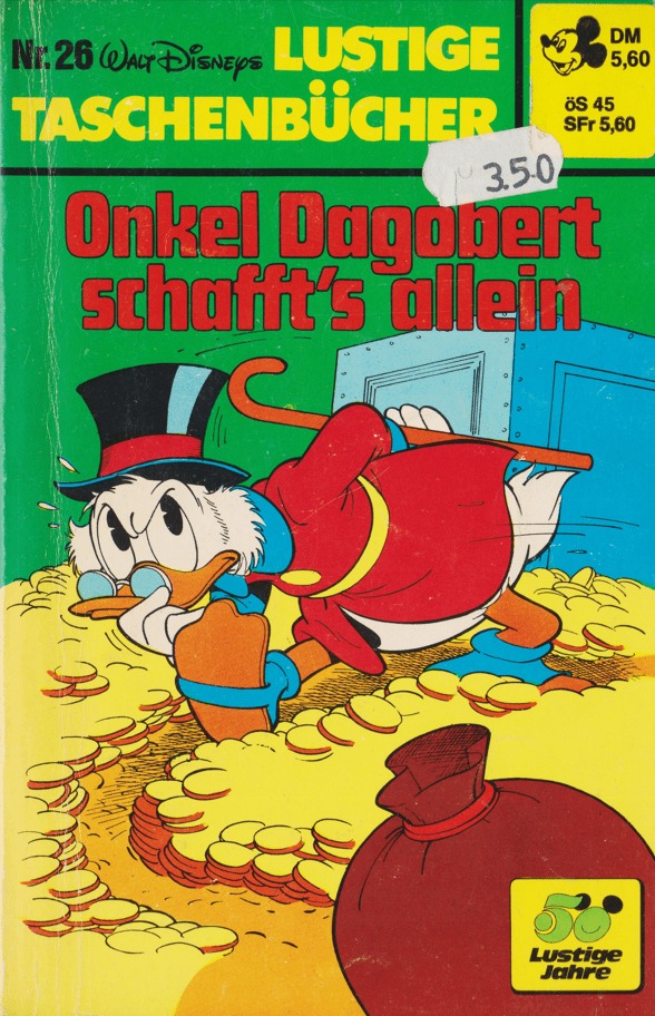 LTB 26 Onkel Dagobert schafft's allein 1. Auflage Nachdruck - secondcomic
