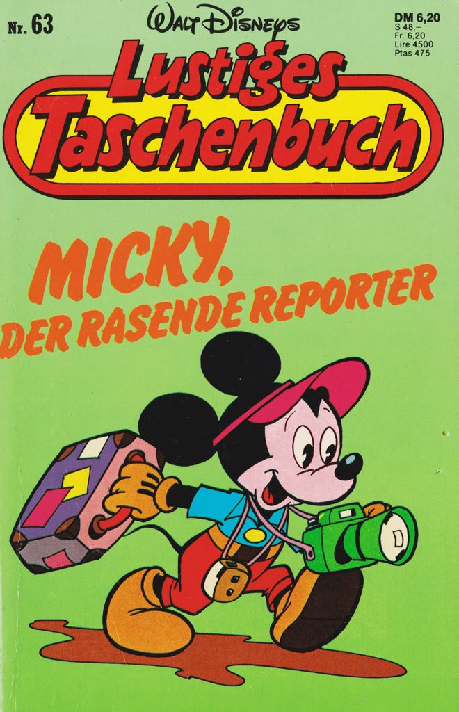 LTB 63 Micky, der rasende Reporter 2. Auflage - secondcomic