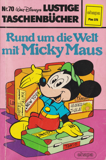 LTB 70 Rund um die Welt mit Micky Maus 1. Auflage Nachdruck - secondcomic