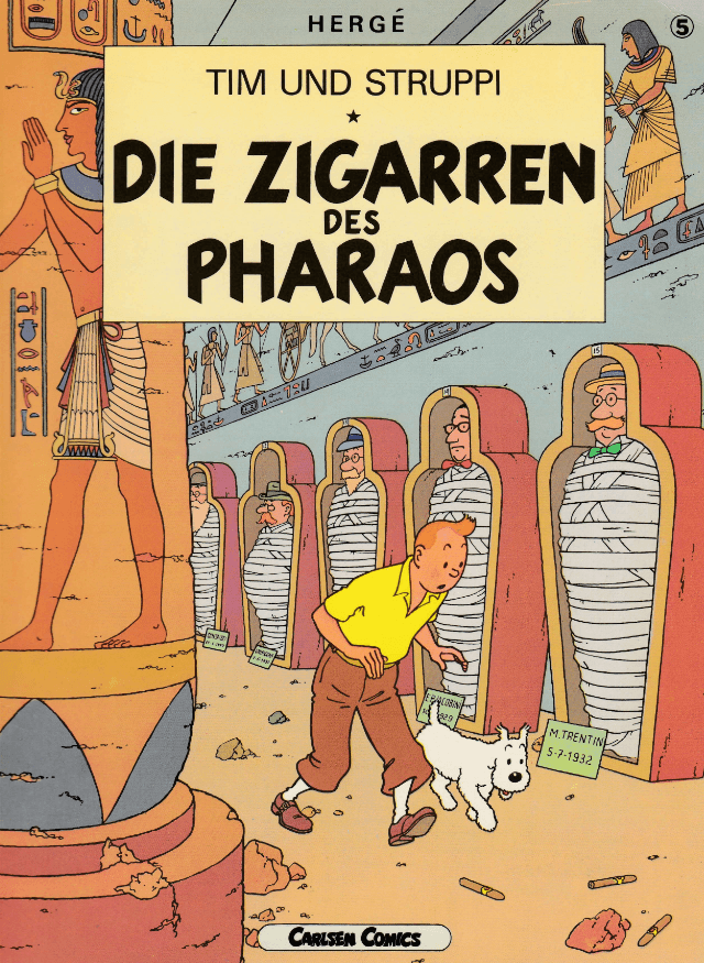 Tim und Struppi 5: Die Zigarren des Pharaos (1972) - secondcomic